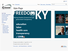 Tablet Screenshot of freedomkentucky.org